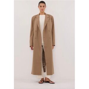 DISSH Celina Wool Blend Coat Tan Size 8 New With Tags